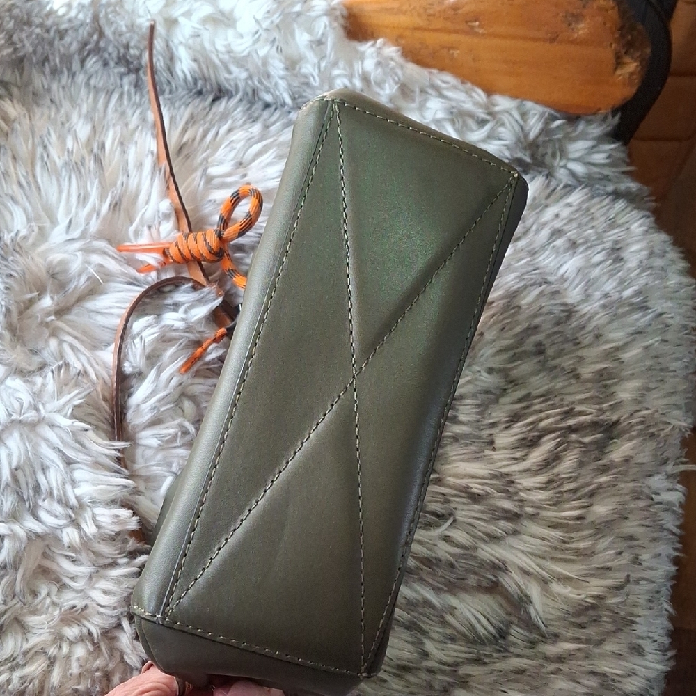 Rag & Bone Green Crossbody with Orange Detail - Picture 5 of 10